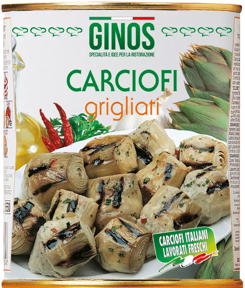 Carciofi grigliati in olio