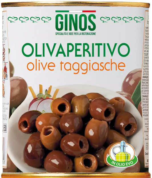 Olive taggiasche denocciolate in olio E.V.O