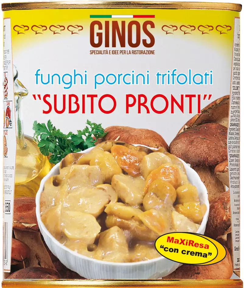 Funghi porcini pronti all'uso