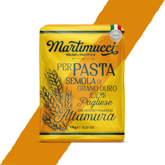 Semola di grano duro per pasta da kg 1 con grano 100% pugliese