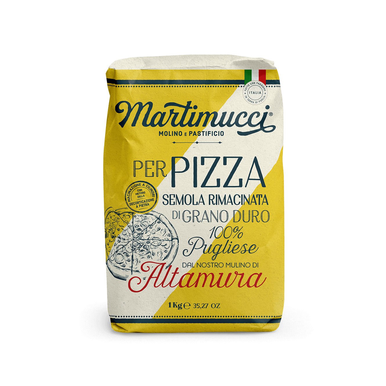 Semola Rimacinata di Grano Duro per Pizza