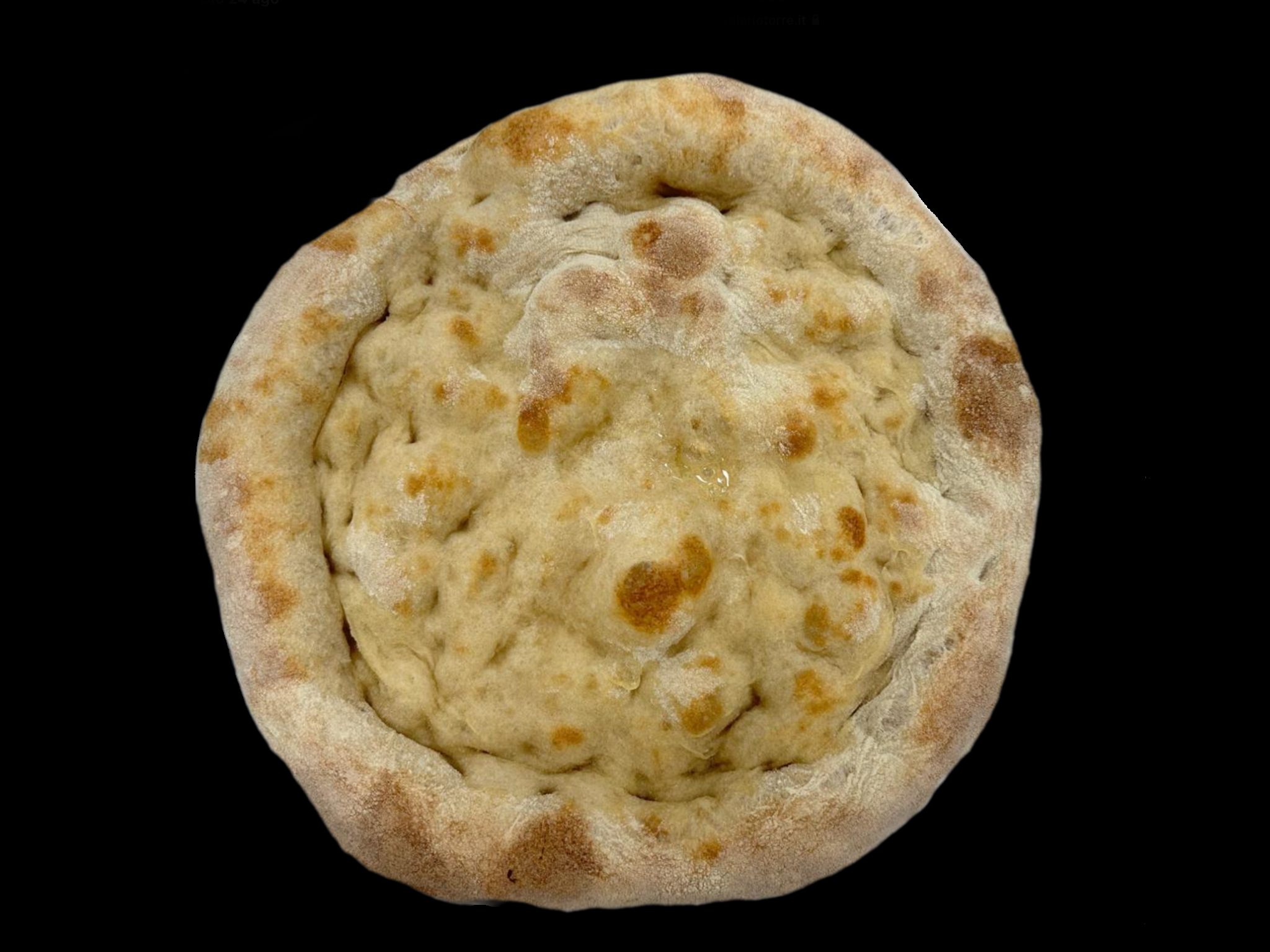 Base pizza tonda con farina Tipo 1 macinata a pietra